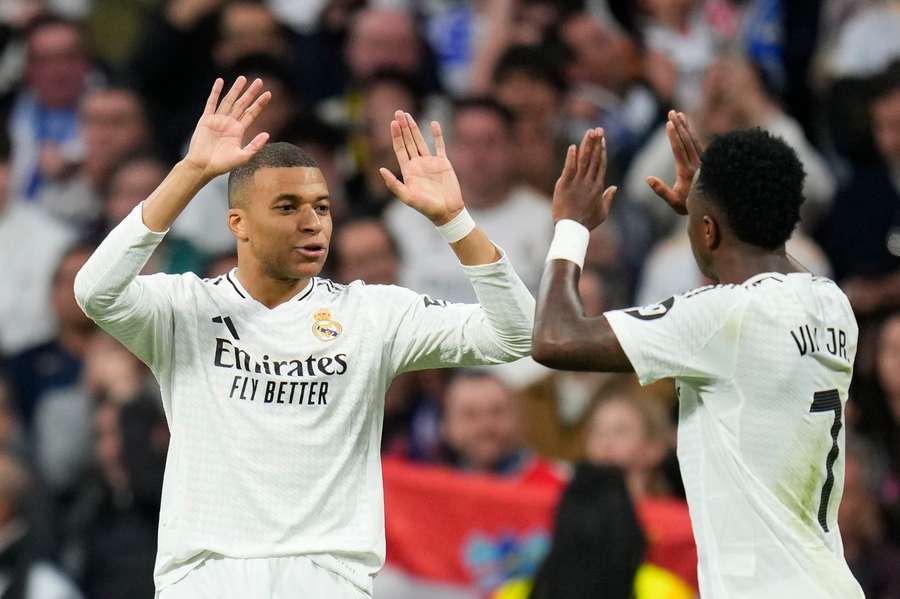 Kylian Mbappé và Vinicius Junior - hai cầu thủ chủ chốt của Real Madrid mùa 2025