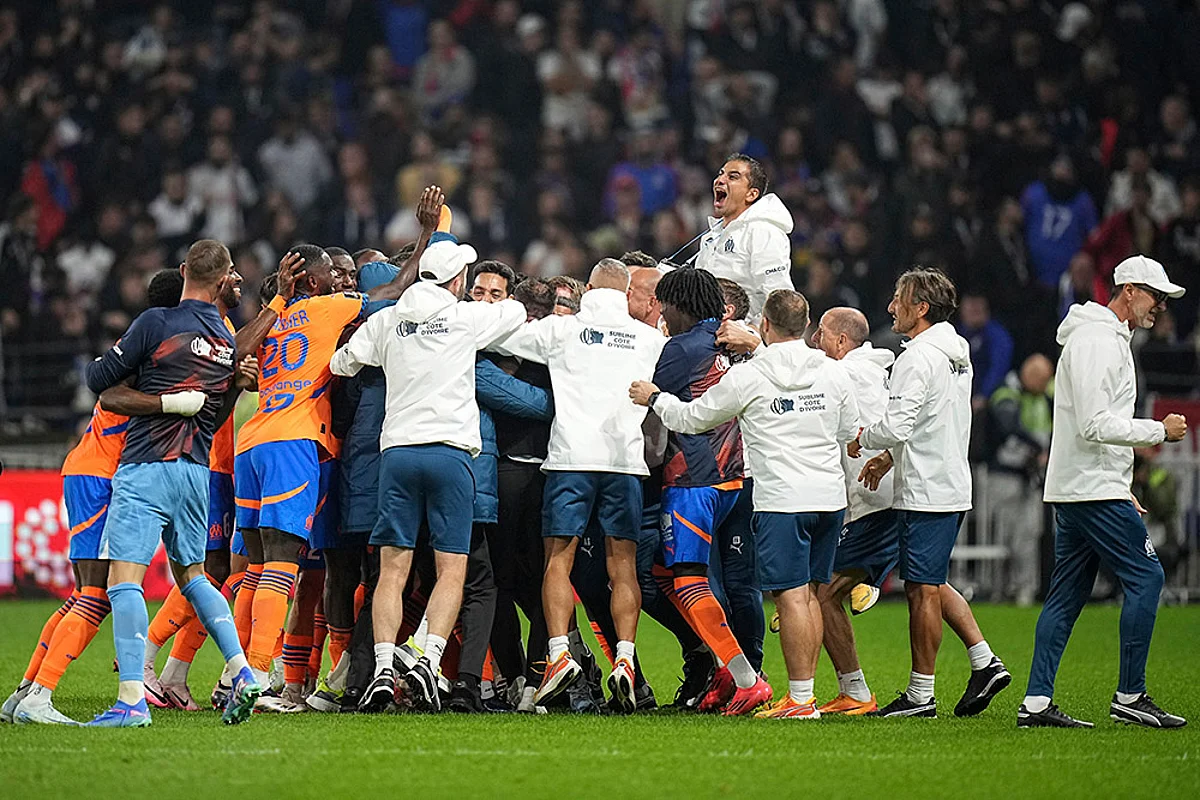 Ảnh trận đấu Marseille vs Lyon mùa 2024-25