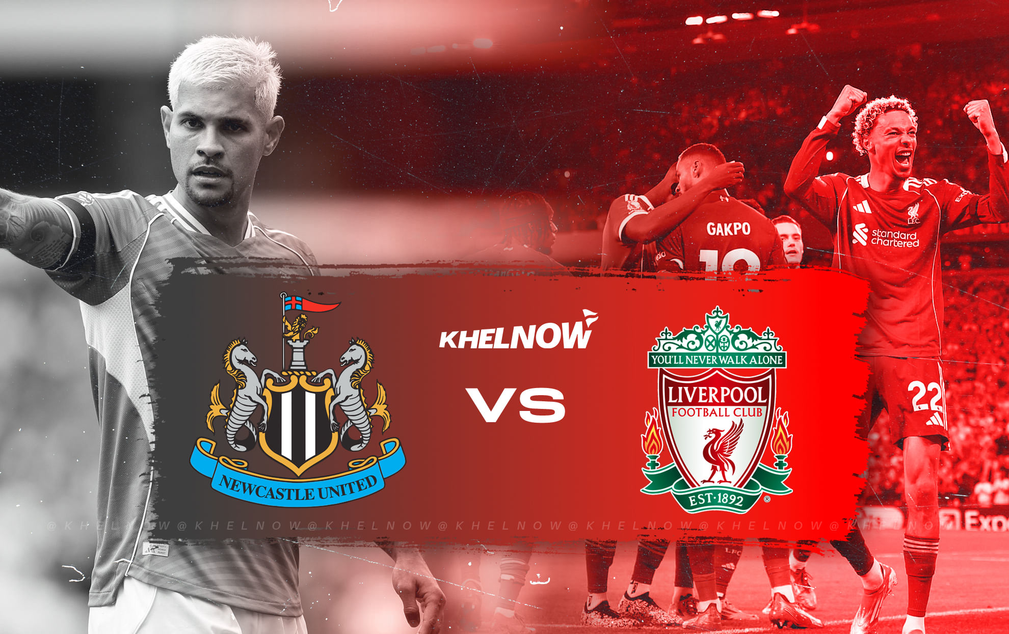 Ảnh đại diện trận Newcastle United vs Liverpool, Premier League 2025-26