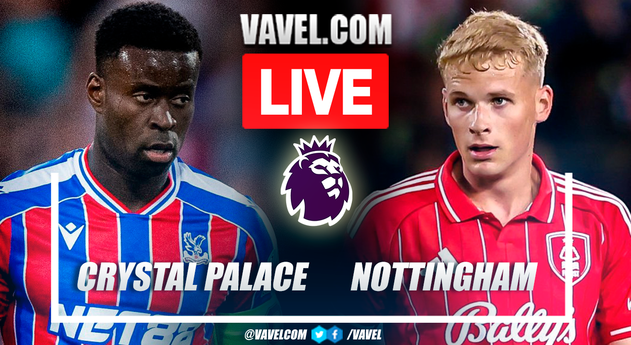 Banner trận Crystal Palace vs Nottingham Forest Premier League 2025