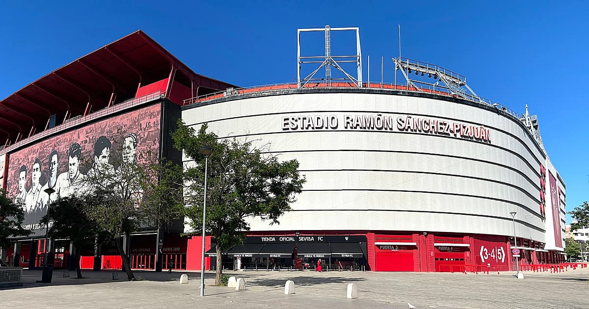 Sân Estadio Ramón Sánchez Pizjuán, nơi diễn ra trận Sevilla vs Getafe 2025