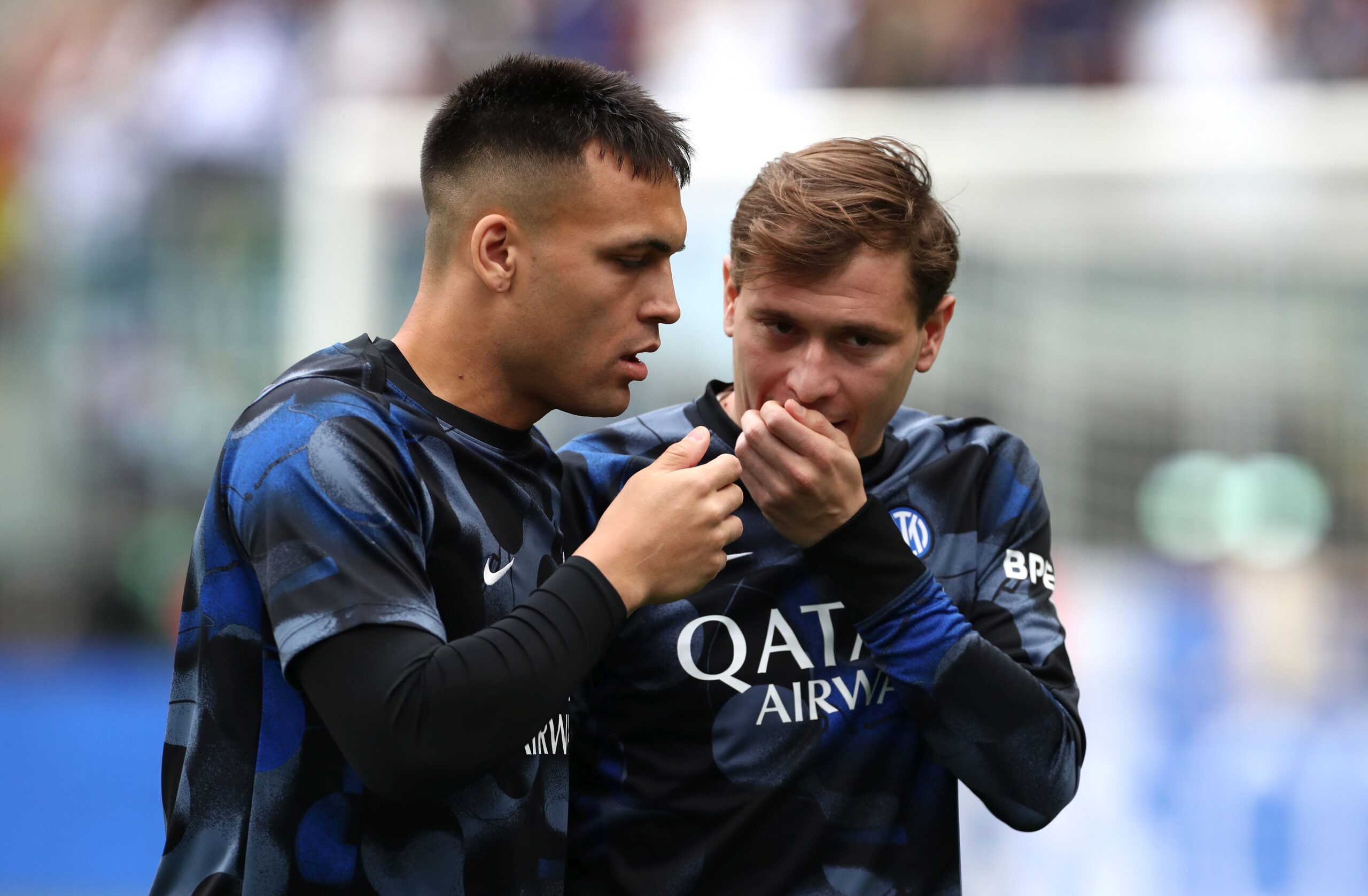 Nicolo Barella và Lautaro Martinez, hai cầu thủ chủ chốt của Inter Milan mùa 2025.