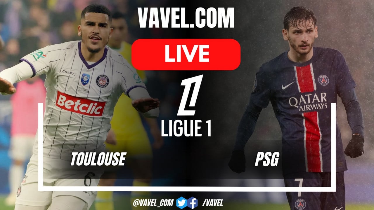 Không khí trận Toulouse vs PSG tại Ligue 1 2025