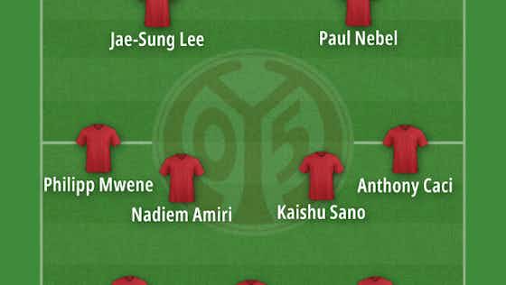 Sơ đồ chiến thuật dự kiến của Mainz 05
