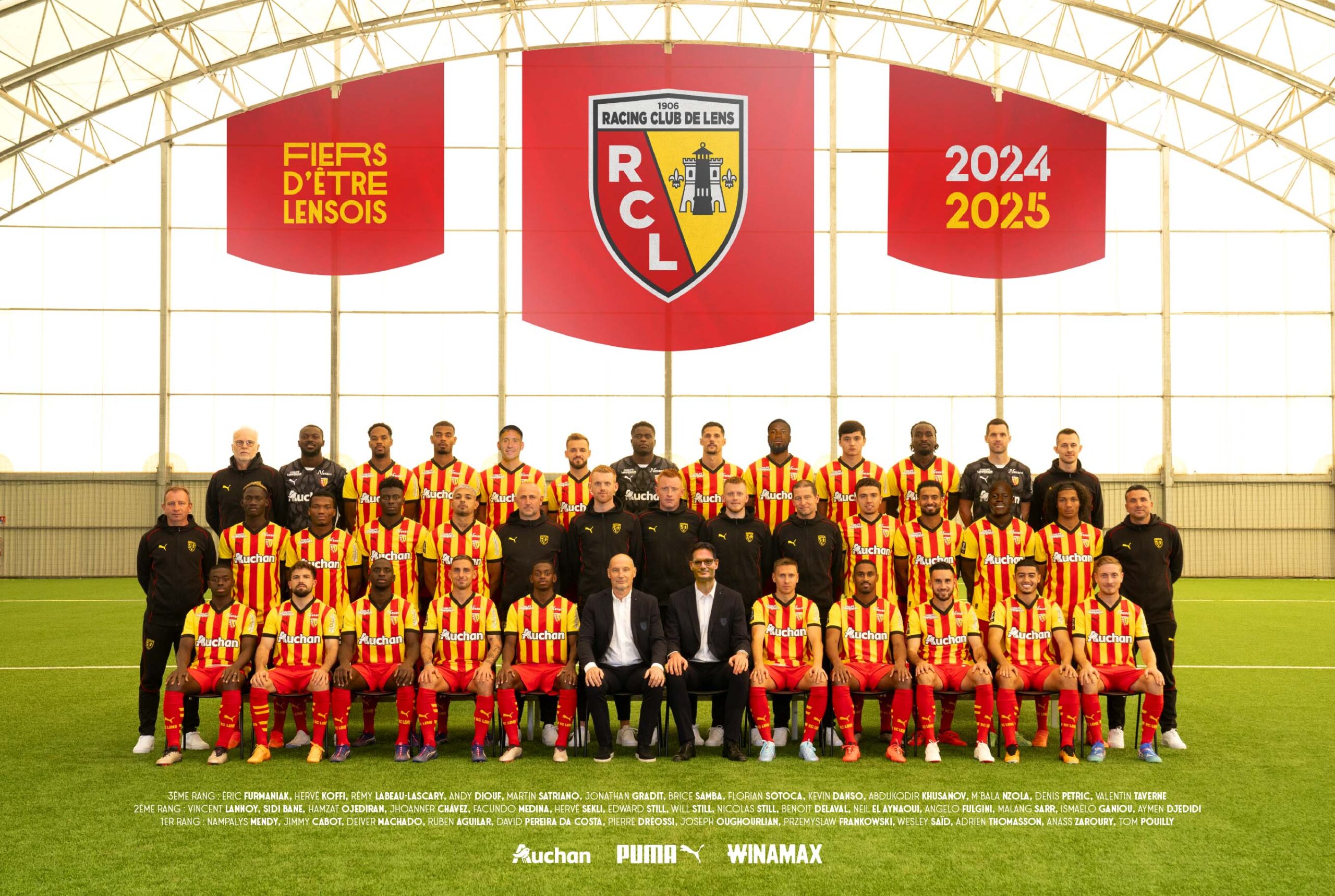 Đội hình chính thức RC Lens mùa 2024-2025