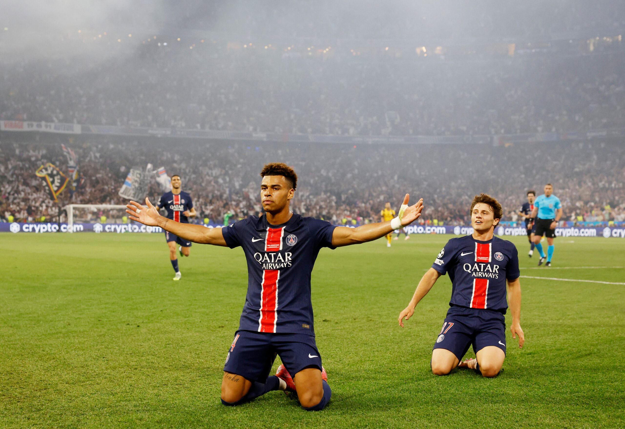PSG ăn mừng bàn thắng, mùa 2025