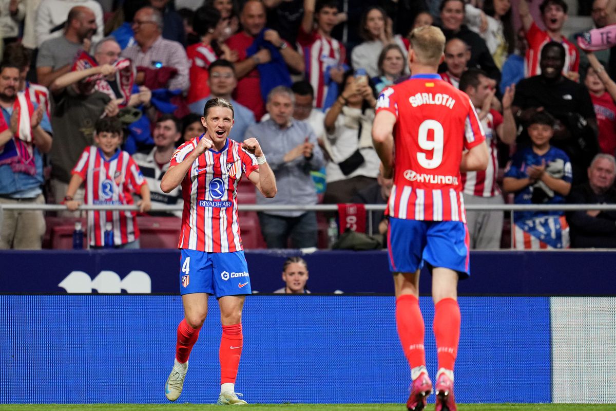 Atletico Madrid và Rayo Vallecano thi đấu tại La Liga