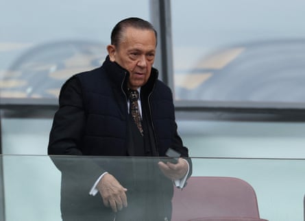 David Sullivan before a West Ham match