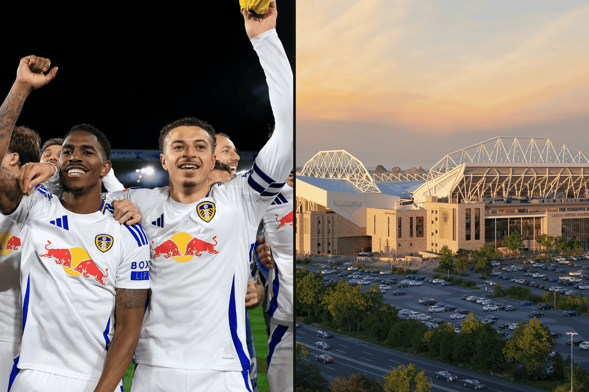 Leeds United ăn mừng thăng hạng Premier League 2025