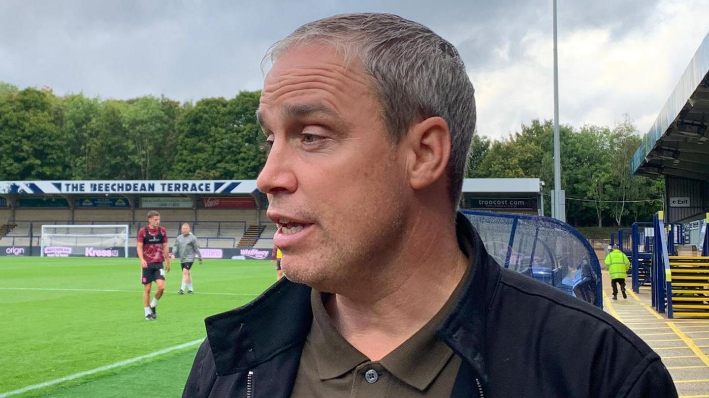 Michael Duff at Wycombe's training ground