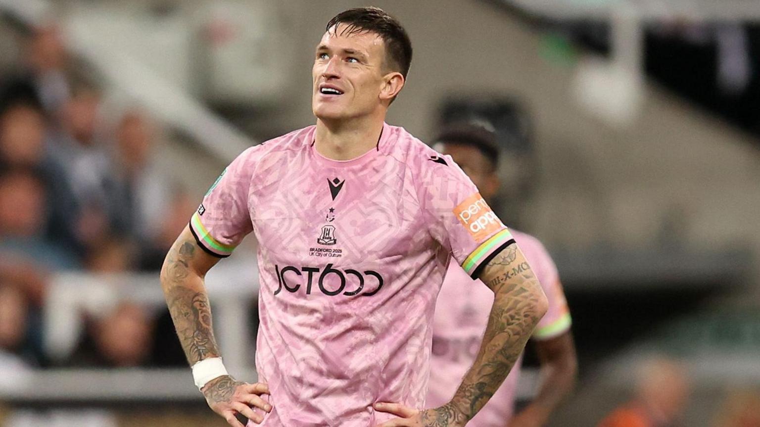 Bradford City striker Andy Cook