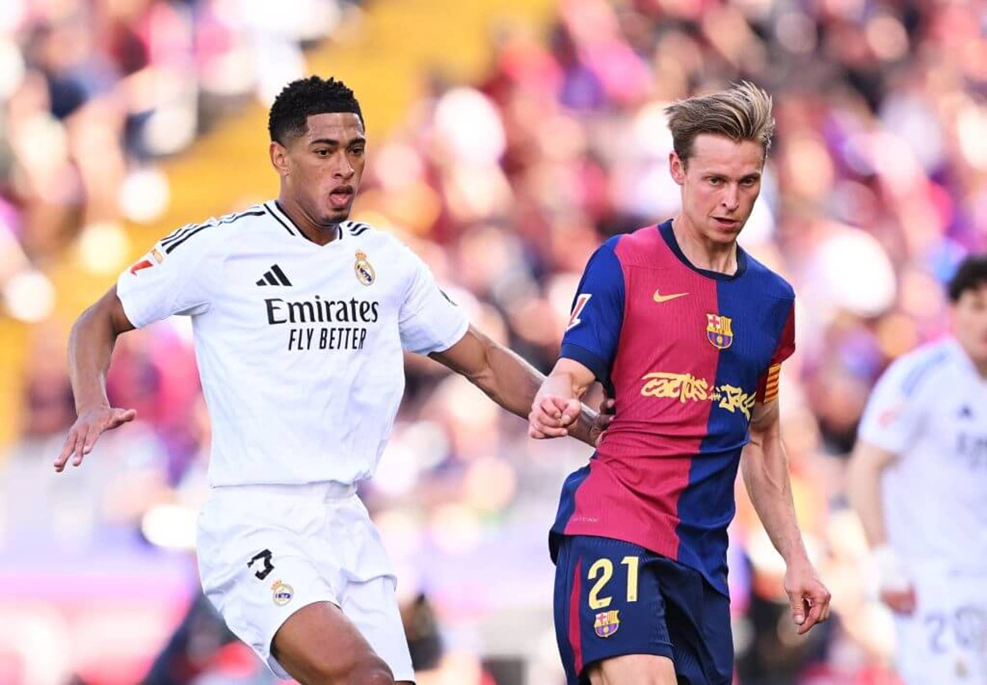 Hình ảnh truyền thông về lịch thi đấu La Liga 2025, có nhắc đến các trận đấu lớn của Barcelona.