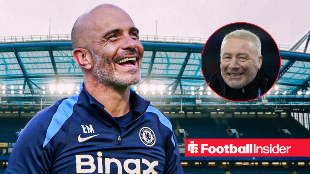 HLV Enzo Maresca cười rạng rỡ tại Stamford Bridge cùng chuyên gia Ally McCoist