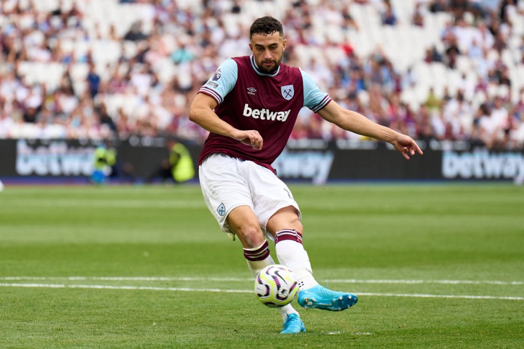 Luis Guilherme (West Ham United) trong trận giao hữu trước mùa giải 2025