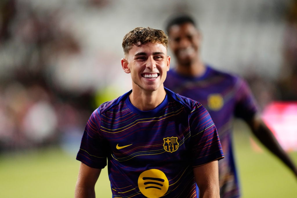 Fermin Lopez khởi động cùng Barcelona