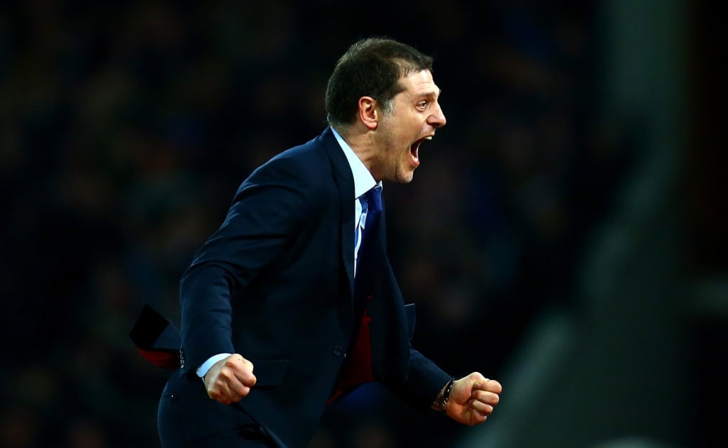 Slaven Bilic celebrates during West Ham United v Southampton - Premier League