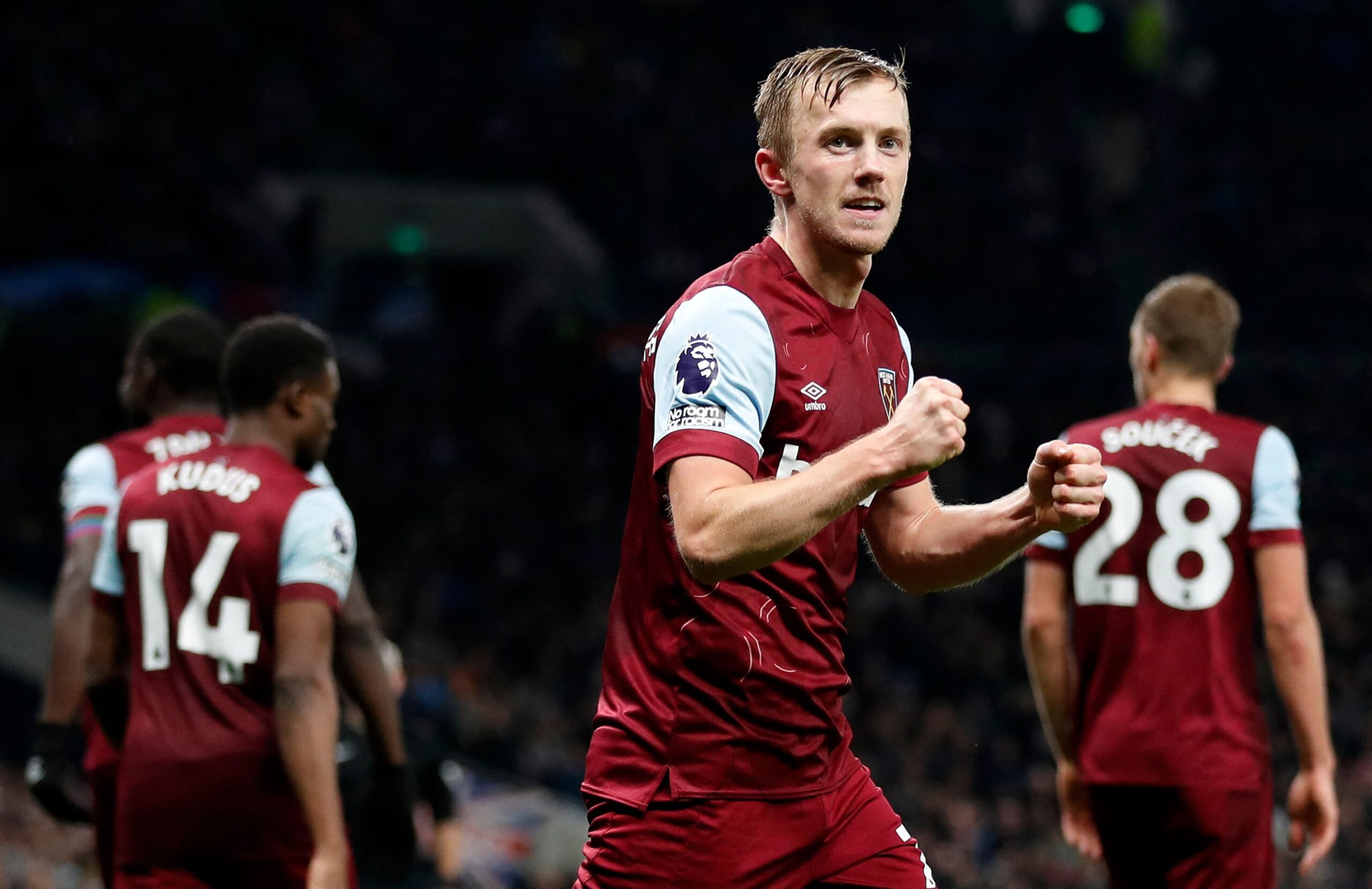 James Ward-Prowse, tiền vệ chủ chốt của West Ham United mùa 2025