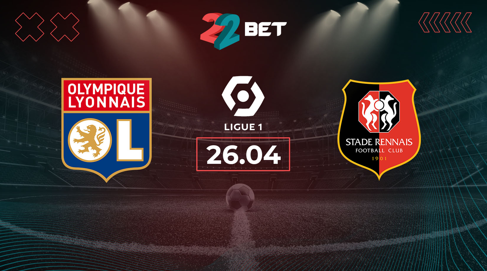 Ảnh minh họa trận đấu Lyon vs Rennes mùa 2025