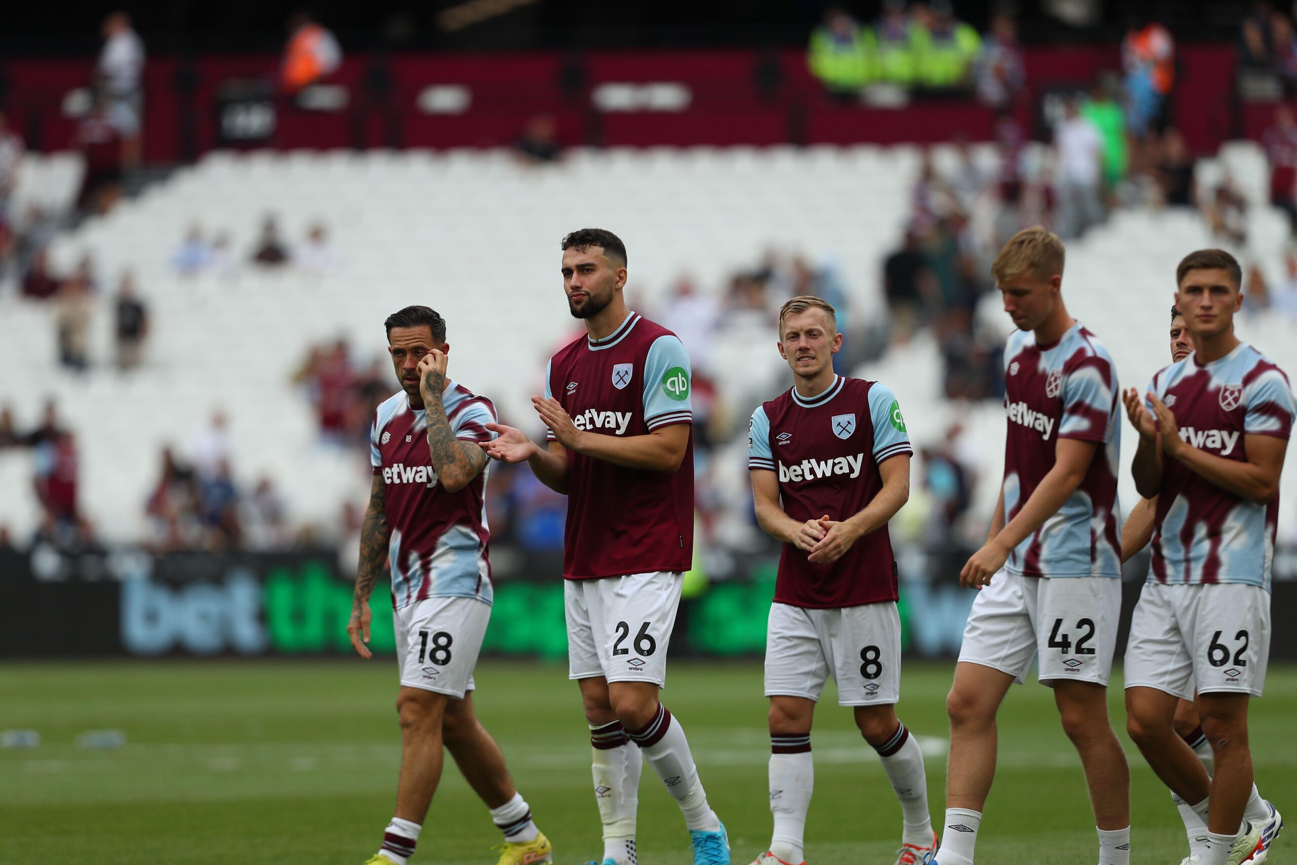 Đội hình West Ham United mùa giải 2024/25 tập luyện