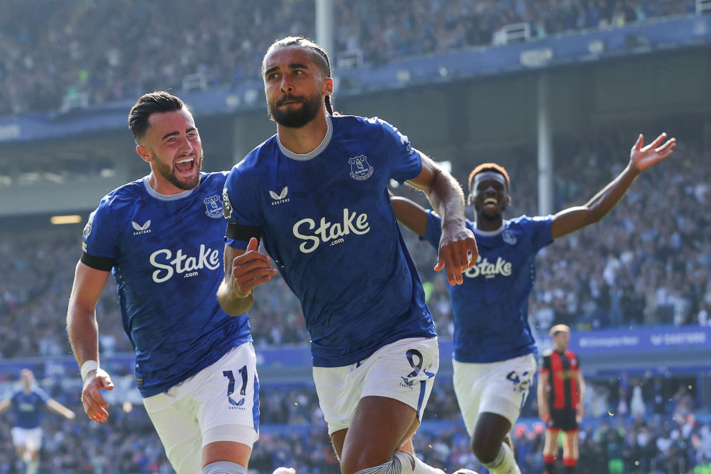 Dominic Calvert-Lewin Everton ăn mừng bàn thắng mùa 2024/25