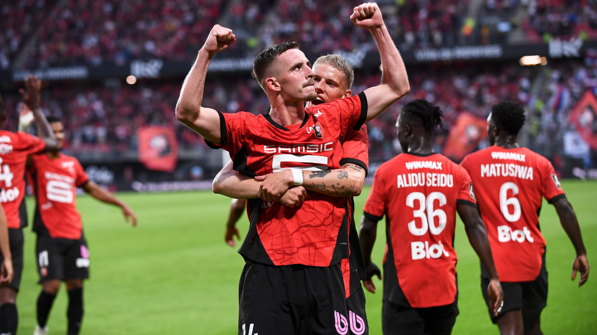 Hình ảnh tổng hợp trận Rennes vs Lyon tại Ligue 1, nguồn Dicodusport (2024/2025)