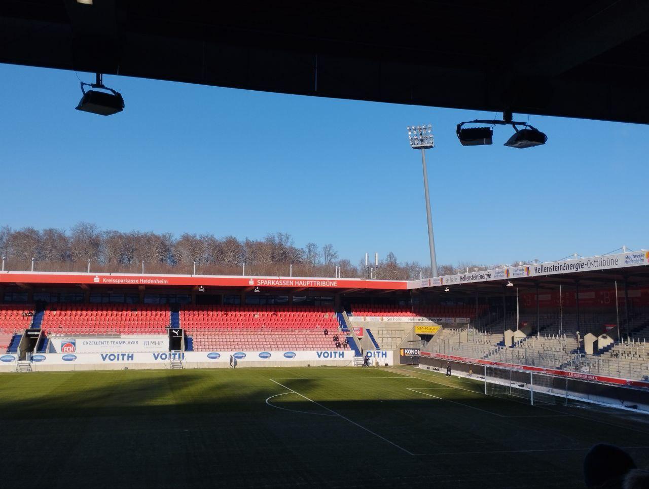 Hình ảnh sân Voith-Arena năm 2022, sân nhà của 1. FC Heidenheim