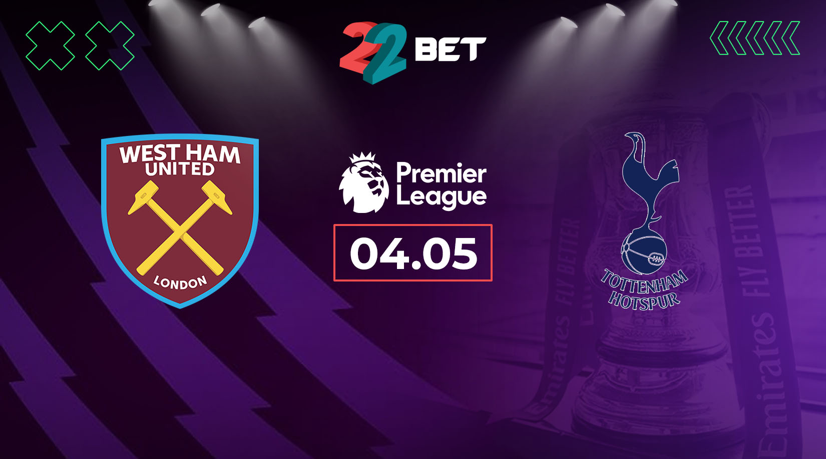 Ảnh minh họa trận đấu West Ham vs Tottenham, mùa giải 2025