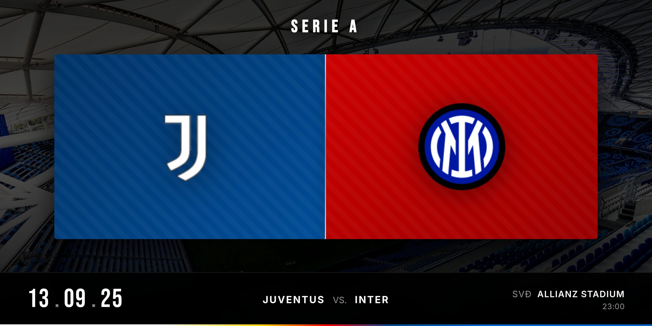 Banner dự đoán trận Juventus vs Inter Milan 2025