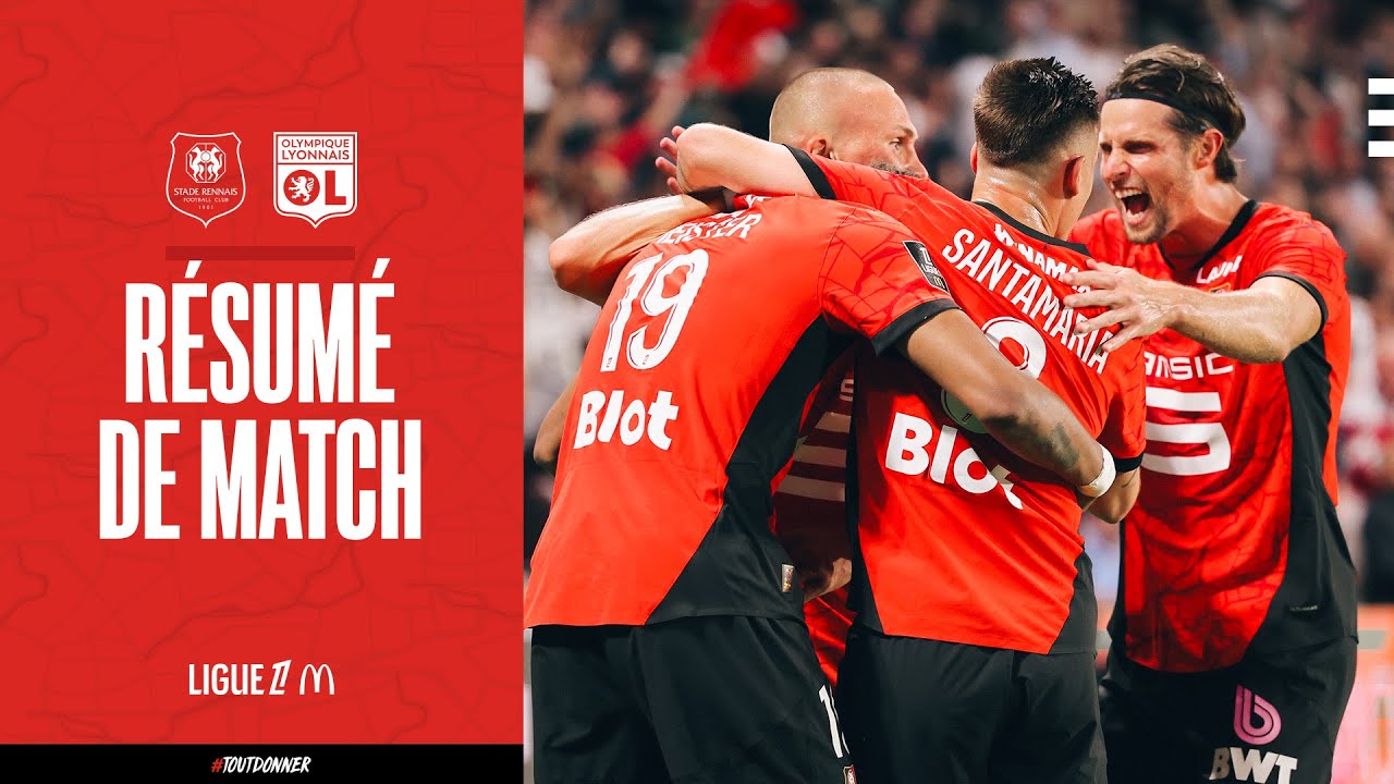 Ảnh trận đấu Stade Rennais F.C. vs Lyon (3-0) mùa 2025-2026, nguồn Stade Rennais