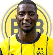 Serhou Guirassy - tiền đạo chủ lực của Borussia Dortmund mùa 2025.