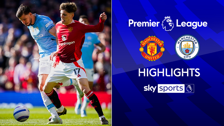 Hình ảnh trận Manchester United vs Manchester City tại Premier League 2025 – Sky Sports