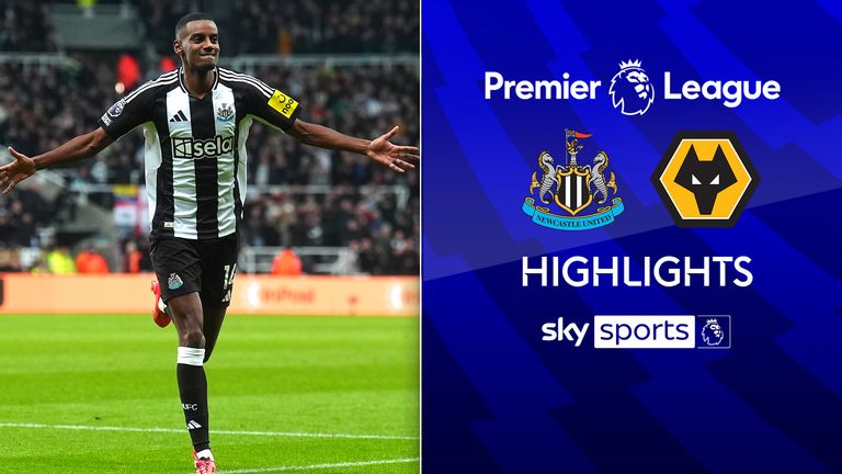 Ảnh trận Newcastle vs Wolves tại Premier League, nguồn Sky Sports, cập nhật 2025