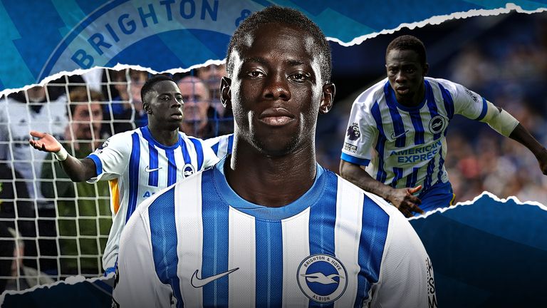 Yankuba Minteh, cầu thủ tốc độ của Brighton mùa 2025.