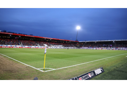 Sân Voith Arena của 1. FC Heidenheim, ảnh chụp năm 2023.