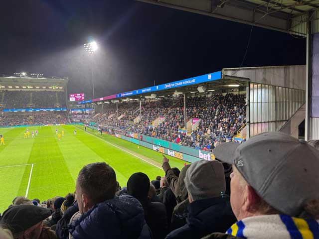 Một góc khác của sân Turf Moor